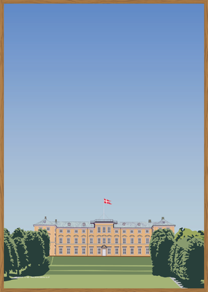 Frederiksberg Slot - blå