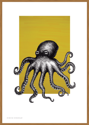 Art Come to Me: "Octopus on Yellow"
