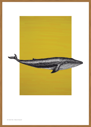 Art Come to Me: "Whale on Yellow"